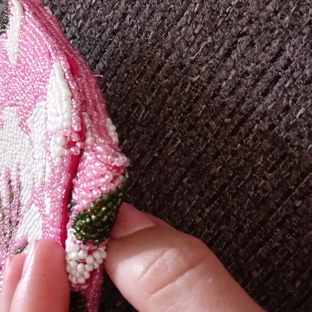 🐚RARE Lilly Pulitzer🐚 - Shell Shocked Glass Beaded Clutch - Picture 14 of 16